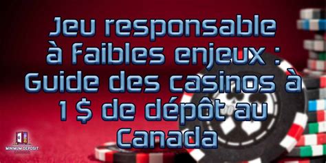 Casinos à dépôt de 1$ 